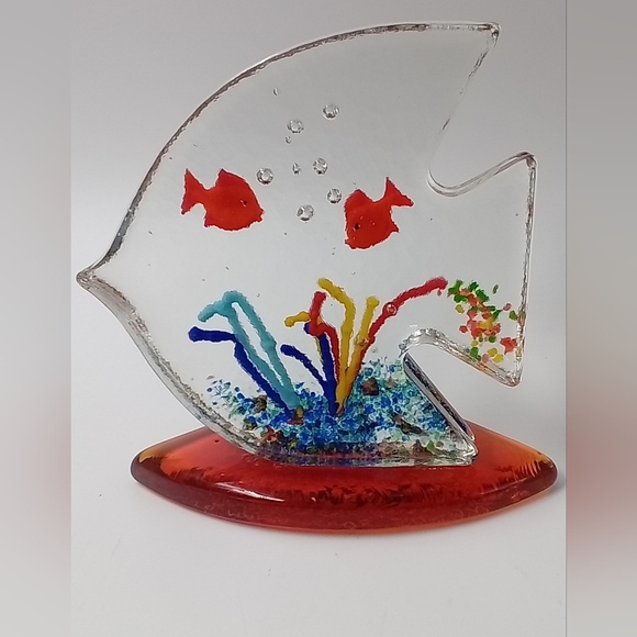 FISH PAPERWEIGHT, MADE IN VENICE ITALY - Picture 2 of 5